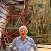 PARTITE LE OPERAZIONI DI RESTAURO DELL'ARAZZO DEL 500 SULLA DECAPITAZIONE DI SAN GIORGIO PARTITE LE OPERAZIONI DI RESTAURO DELL'ARAZZO DEL 500 SULLA DECAPITAZIONE DI SAN GIORGIO