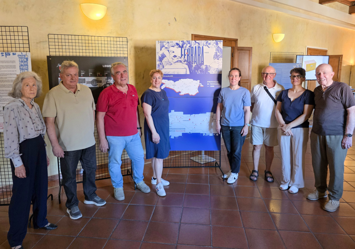 90 ANNI DI AVIS FERRARA : ANCESCAO VISITA LA MOSTRA