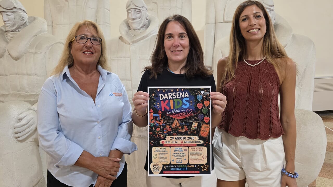 FERRARA. UNA NOTTE DI SOLIDARIETÀ E GIOCHI CON "DARSENA KIDS"