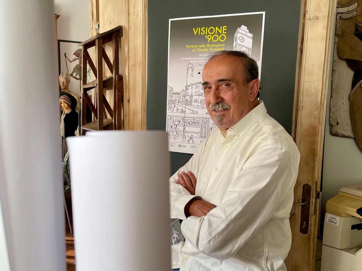 "VISIONE '900": LE ARCHITETTURE DEL NOVECENTO FERRARESE NELLE ILLUSTRAZIONI DI GUALANDI