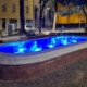 LA FONTANA DI PIAZZA DELLA REPUBBLICA SI TINGE DI BLU PER LA FIBROSI CISTICA LA FONTANA DI PIAZZA DELLA REPUBBLICA SI TINGE DI BLU PER LA FIBROSI CISTICA